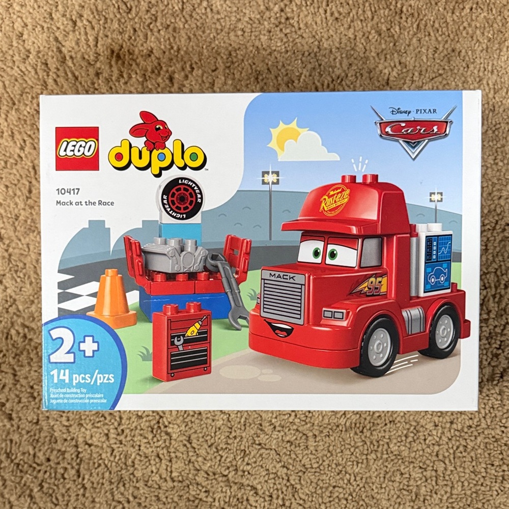 LEGO DUPLO Disney Pixar Cars Mack Truck Set - Red and Blue